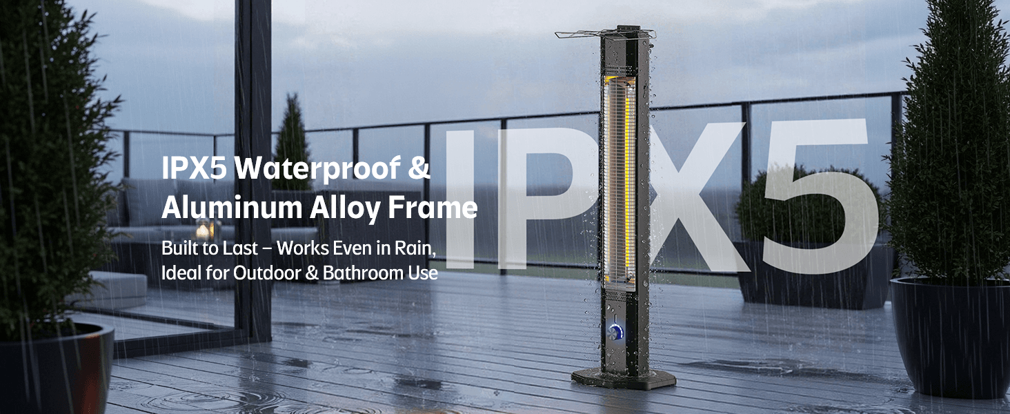 42-Inch Tall Stand Patio Heater Feature 7